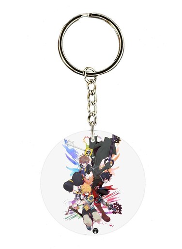 The Video Game Kingdom Hearts Printed Keychain