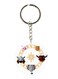 Double Side Anime Digimon Printed Keychain
