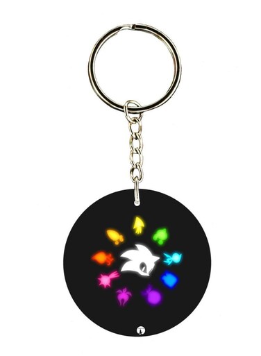 Sonic Printed Keychain