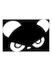 2-Piece Reflective Panda Car Body Styling Sticker