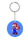 The Super Mario Video Game Double Side Printed Keychain