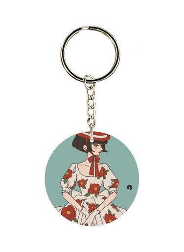 Girls Printed Keychain