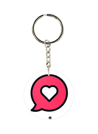 Cartoon Themed Single Sided Keychain