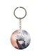 Hand Printed Double Sided Keychain