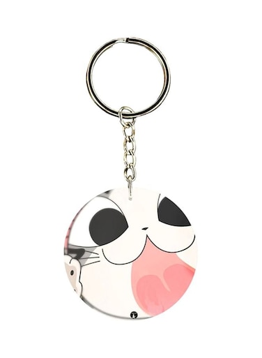 Cat Printed Keychain