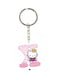 Hello Kitty Letter X Printed Keychain