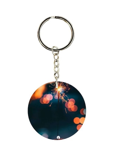 Printed Plastic Keychain