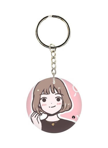 Printed Single Sided Keychain