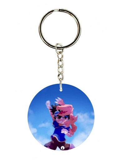 Anime Digimon Printed Keychain