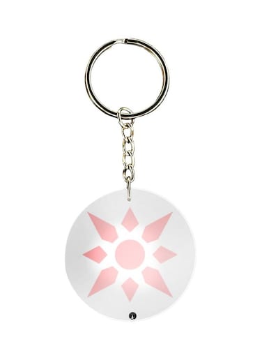 Anime Digimon Double Side Printed Keychain