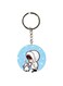 Cartoon Boy Printed Dual Sided Keychain