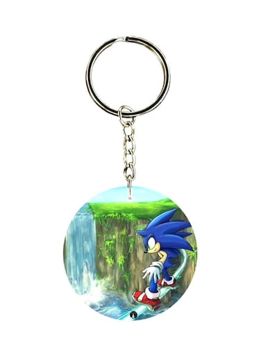 Sonic Printed Keychain