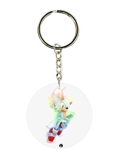 Sonic Printed Keychain