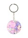 Anime Girl Printed Plastic Keychain