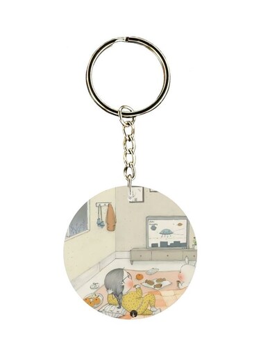 Character Printed Keychain