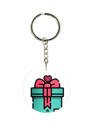 Cartoon Themed Single Sided Keychain