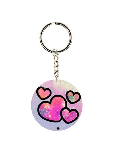 Printed Single Sided Keychain