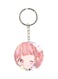 Girl Printed Double Sided Keychain