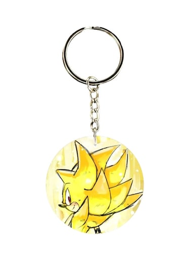 Sonic Printed Keychain