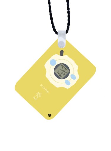 Digimon Printed Car Mirror Pendant