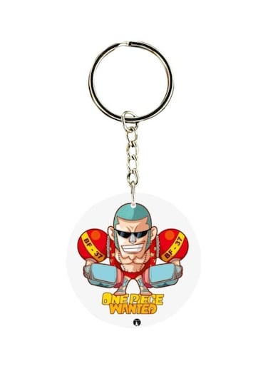 Anime One Piece Printed Keychain