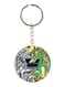 Right And Left Brain Printed Keychain