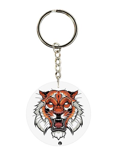 Tiger Printed Keychain