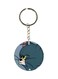 Cartoon Tom Printed Double Sided Keychain