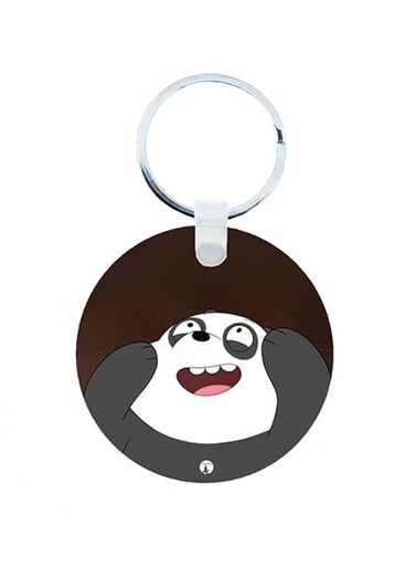 Panda Wooden Keychain