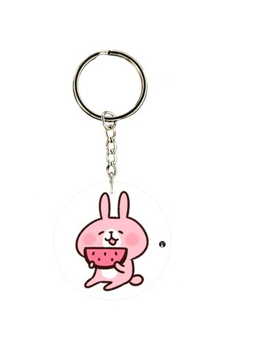 Double Sided Cartoon Printed Keychain