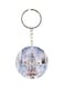 Anime Girl Printed Plastic Keychain