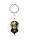 A Zombie Printed Plastic Keychain