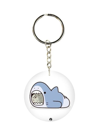Shark Printed Keychain
