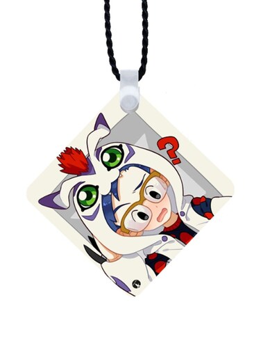 Digimon Printed Car Mirror Pendant
