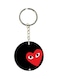 Heart Printed Double Sided Keychain