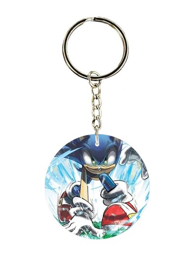 Sonic Printed Keychain