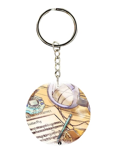 Anime Digimon Printed Keychain