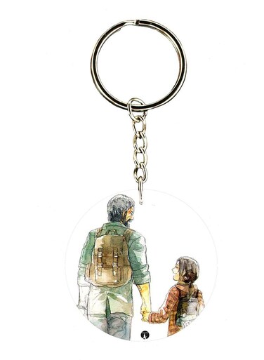 The Last Of Us Video Game Double Side Printed Keychain