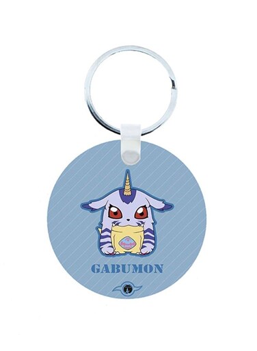 Digimon Anime Wooden Keychain