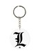 Plastic Death Note Keychain White/Black