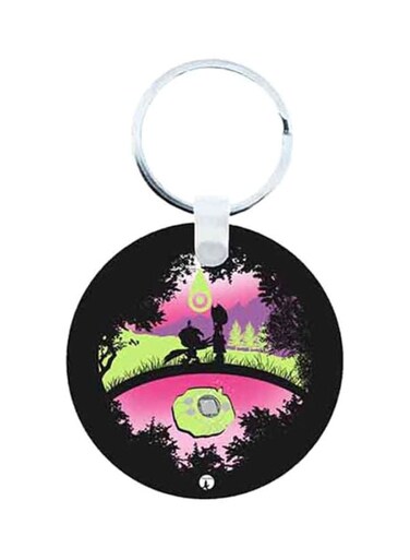 Digimon Wooden Keychain
