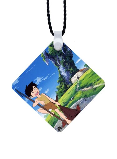Adnan And Lina Printed Car Mirror Pendant