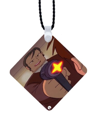 Adnan And Lina Printed Car Mirror Pendant