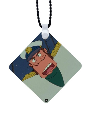 Adnan And Lina Printed Car Mirror Pendant