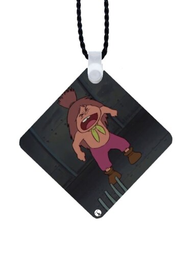 Adnan And Lina Printed Car Mirror Pendant
