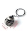PUBG Level 3 Battlegrounds Helmet Keychain Black