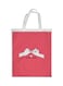 Friends Forever Printed Shopping Bag Red/White