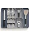 U-HOOME Kitchen Drawer Organizer Tray, U-HOOME Expandable Cutlery Drawer Trays for Storing Organizing Cutlery, Spoons, Cooking Utensils, Gadgets