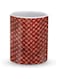Stylizedd Designer Printed Coffee Mug with Heavy Duty Handle 11oz Ceramic Personalised Gift Mugs Cup [Microwave Safe &amp; Dishwasher Proof ] - Connect The Dots (Red)