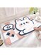 ELECDON Cute Animal Bathroom Rug Mat, Extra Soft and Absorbent Bath Rugs, Machine Wash Dry, Non-Slip Carpet Mat for Tub, Shower, and Bath Room, Rabbit (16x24In)